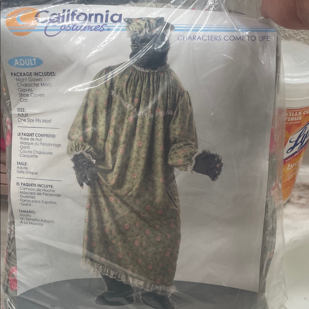 California Costumes WOLF granny costume for adults